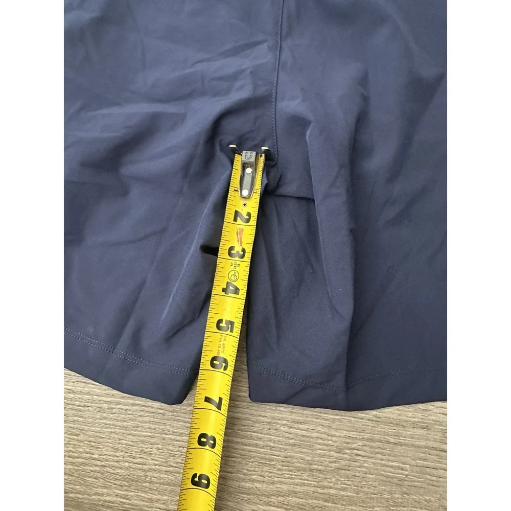 Rhône Barrier Swim Small Standard Fit Lined Navy/emberglow